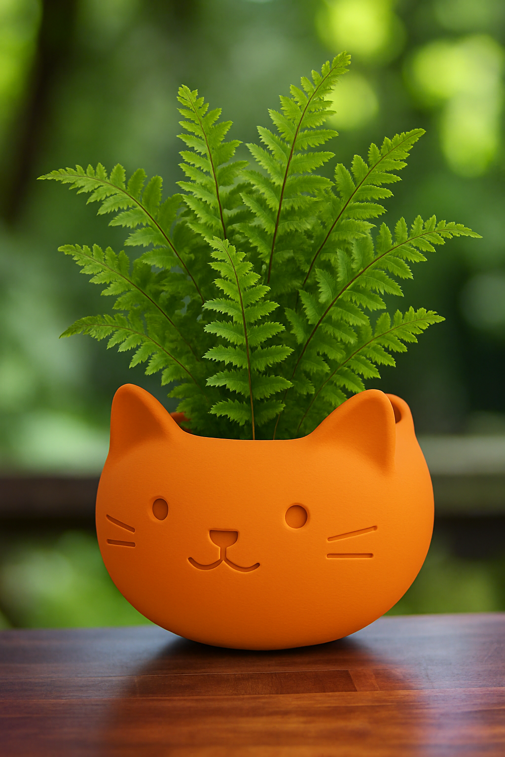 Build Your Own Cat Pot - Mini Orange