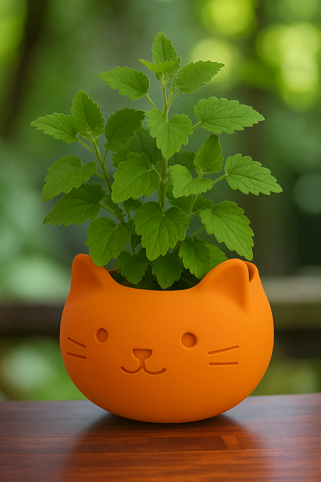 Build Your Own Cat Pot - Mini Orange