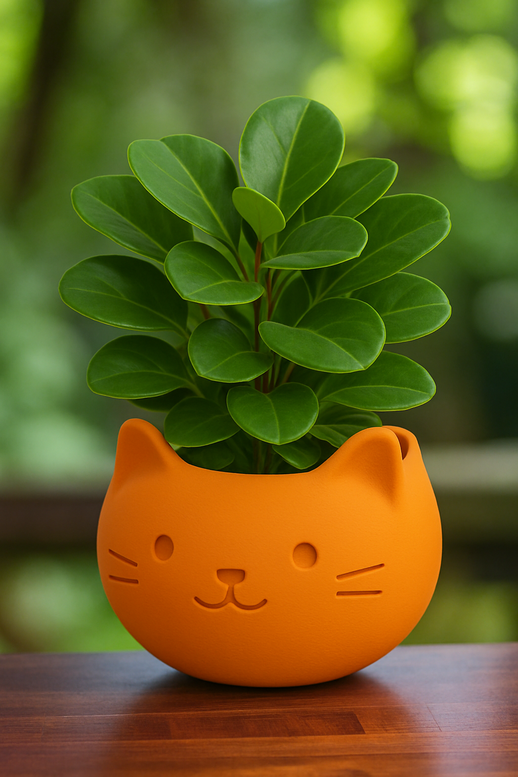 Build Your Own Cat Pot - Mini Orange