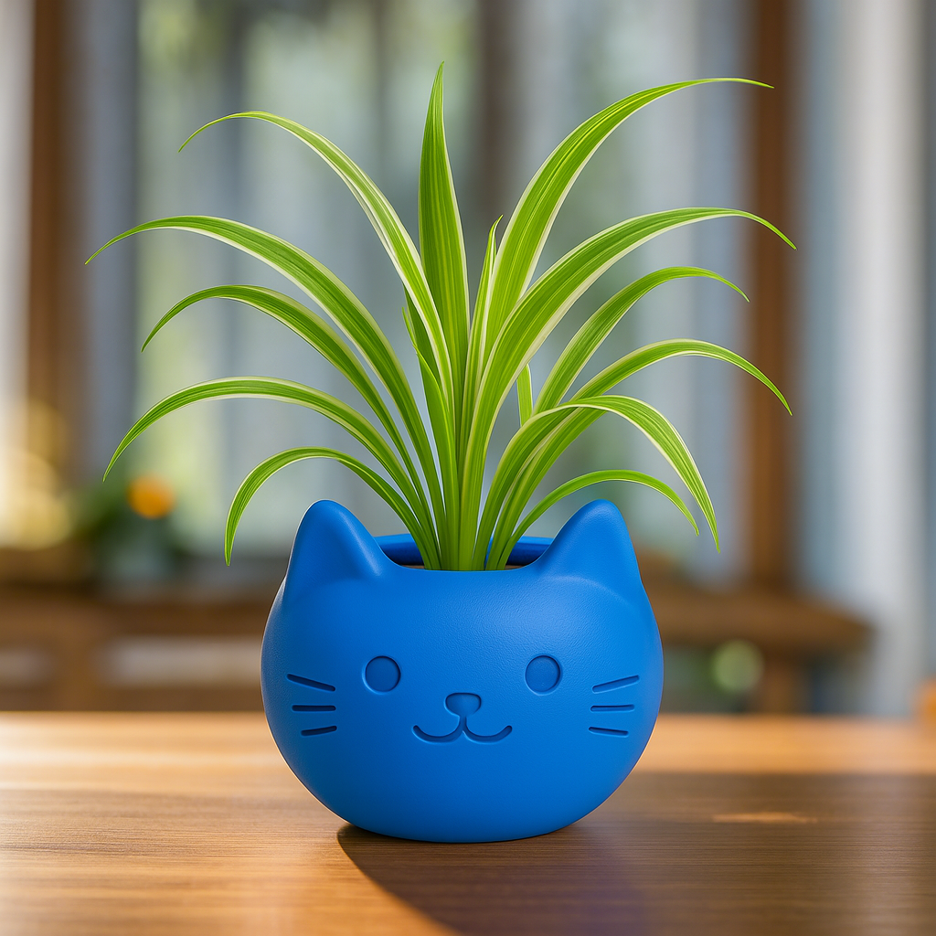 Build Your Own Cat Pot - Mini Royal Blue