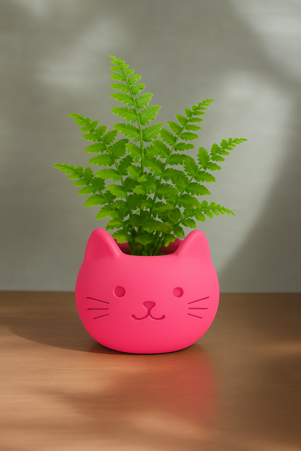 Build Your Own Cat Pot - Mini Hot Pink