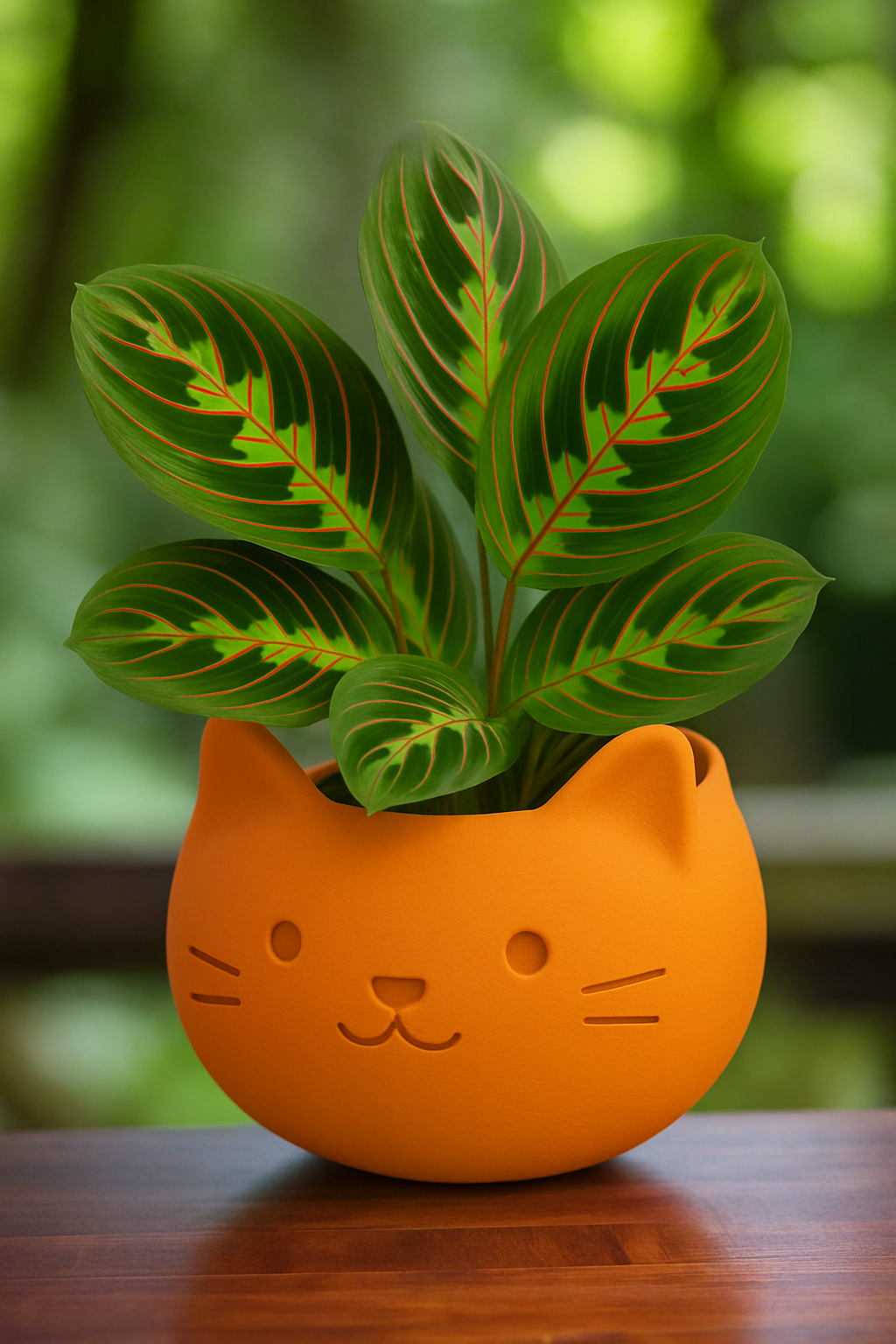 Build Your Own Cat Pot - Mini Orange