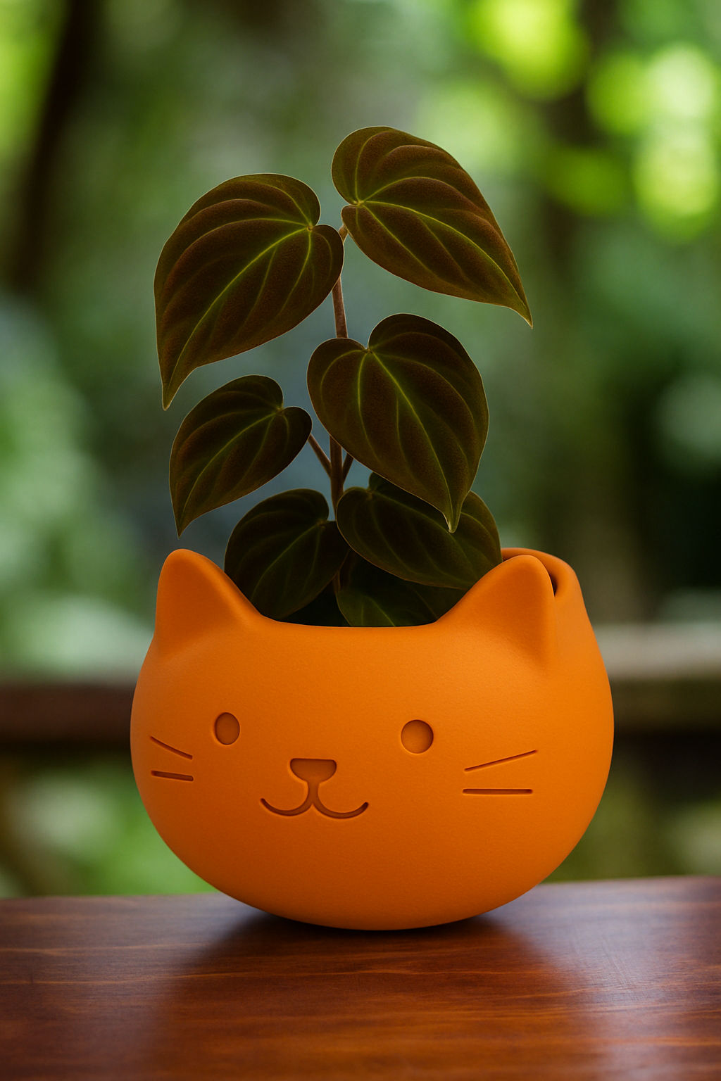 Build Your Own Cat Pot - Mini Orange