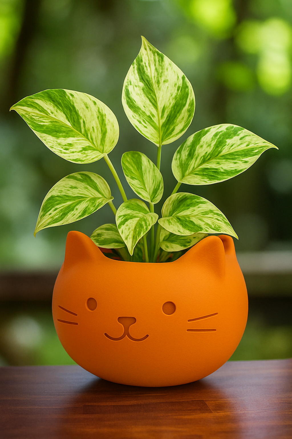 Build Your Own Cat Pot - Mini Orange
