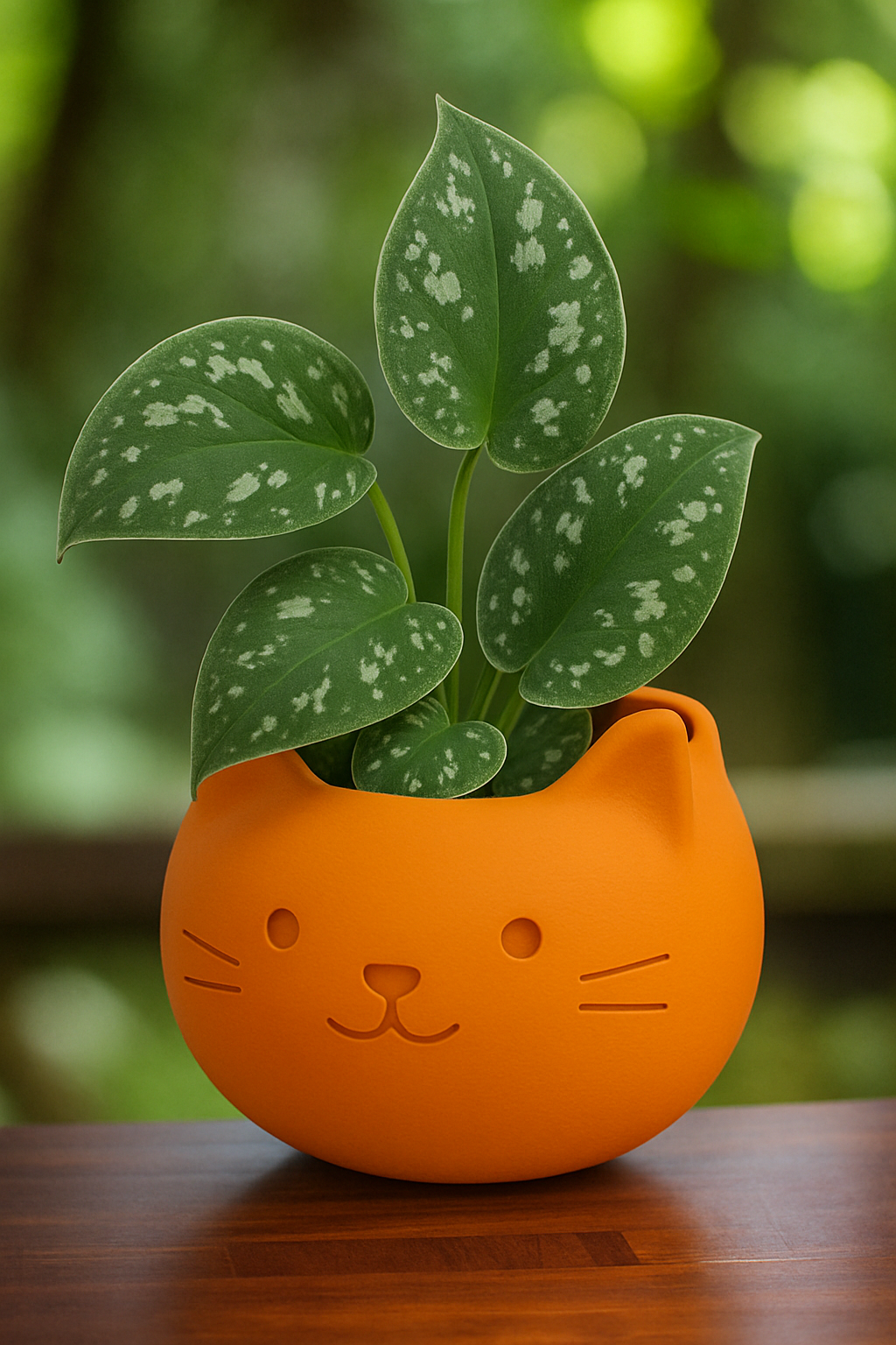 Build Your Own Cat Pot - Mini Orange