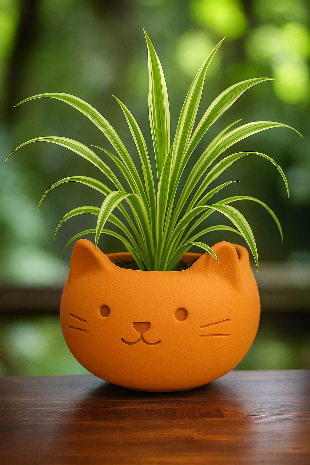 Build Your Own Cat Pot - Mini Orange