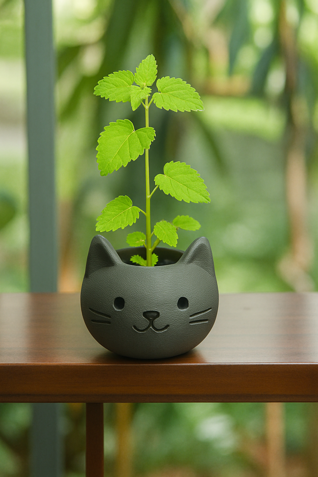 Build Your Own Cat Pot - Mini Charcoal Grey