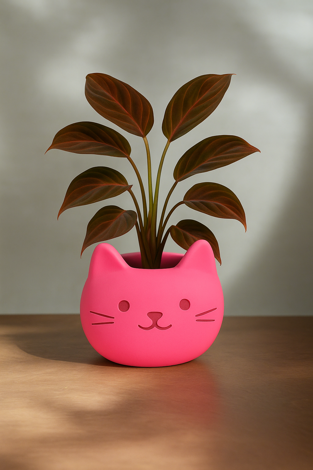 Build Your Own Cat Pot - Mini Hot Pink