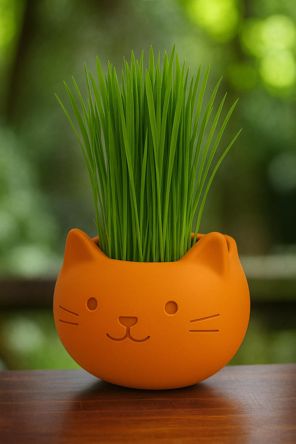 Build Your Own Cat Pot - Mini Orange