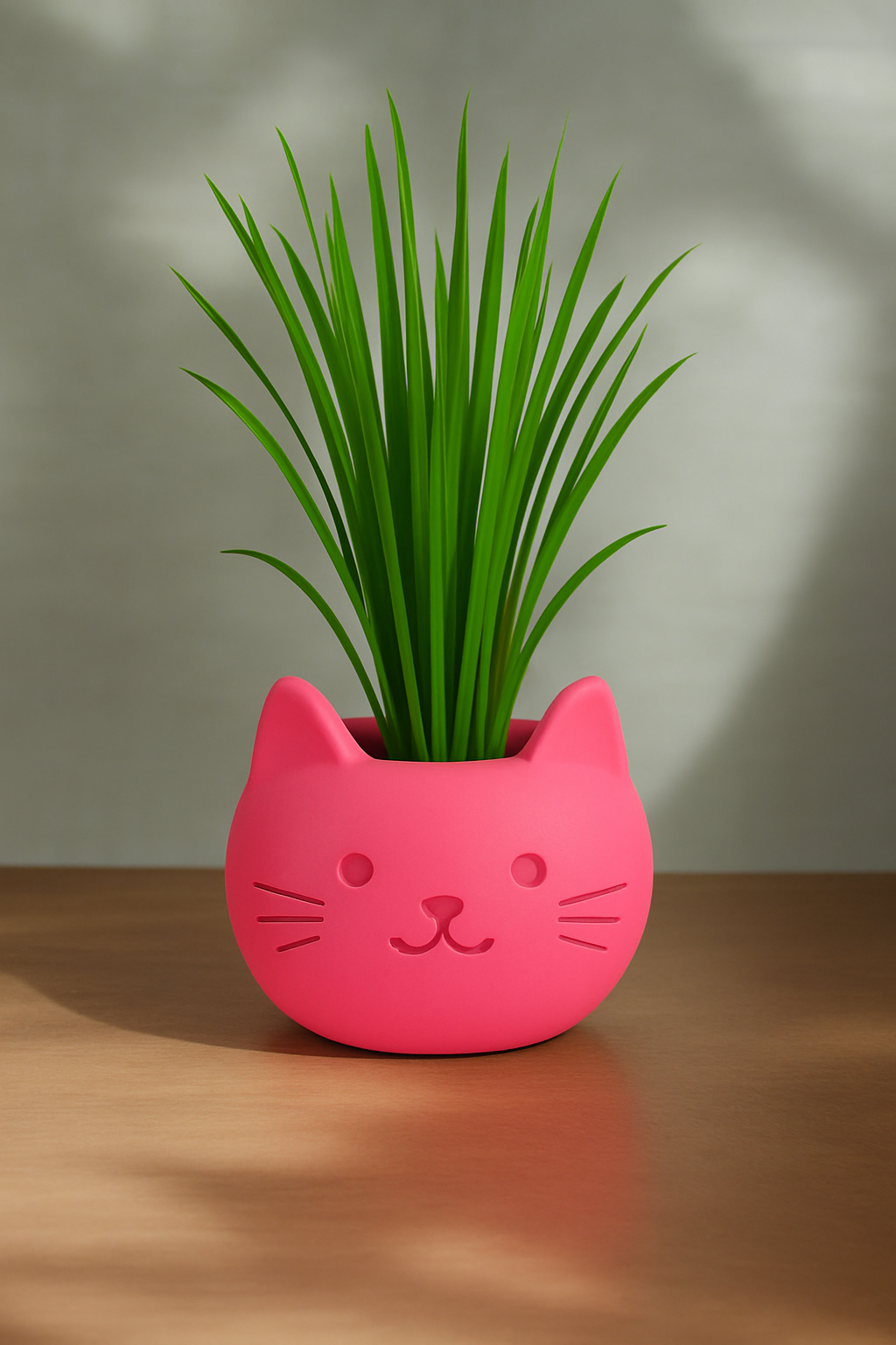 Build Your Own Cat Pot - Mini Hot Pink