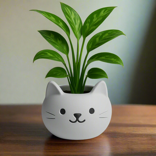 Build Your Own Cat Pot - Mini Light Grey